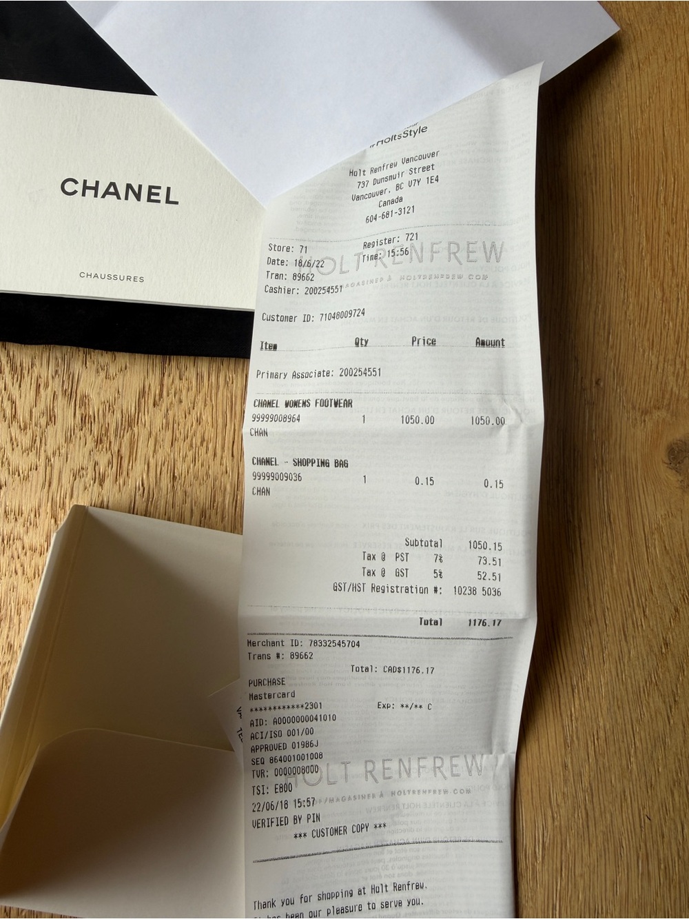 CHANEL Black Ballet Flats with Patent Cap Toe - Picture 8 of 9